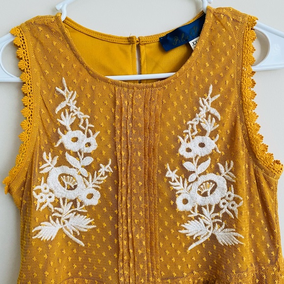 🎉2 for $15🎉 Francesca’s Cute Mustard Babydoll - Picture 3 of 5